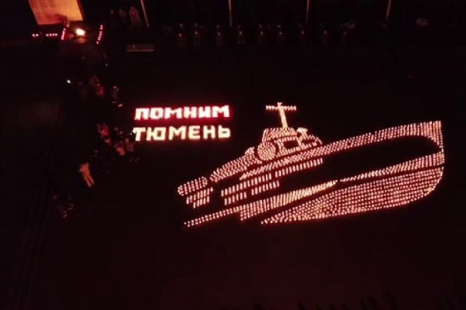 Огненные картины из свечей